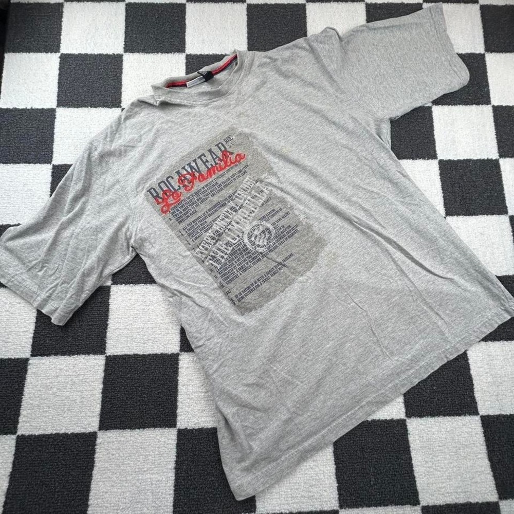 Vintage Y2K Rocawear Summertime Writing Graphic Tee Shirt Mens 2XL Streetwear